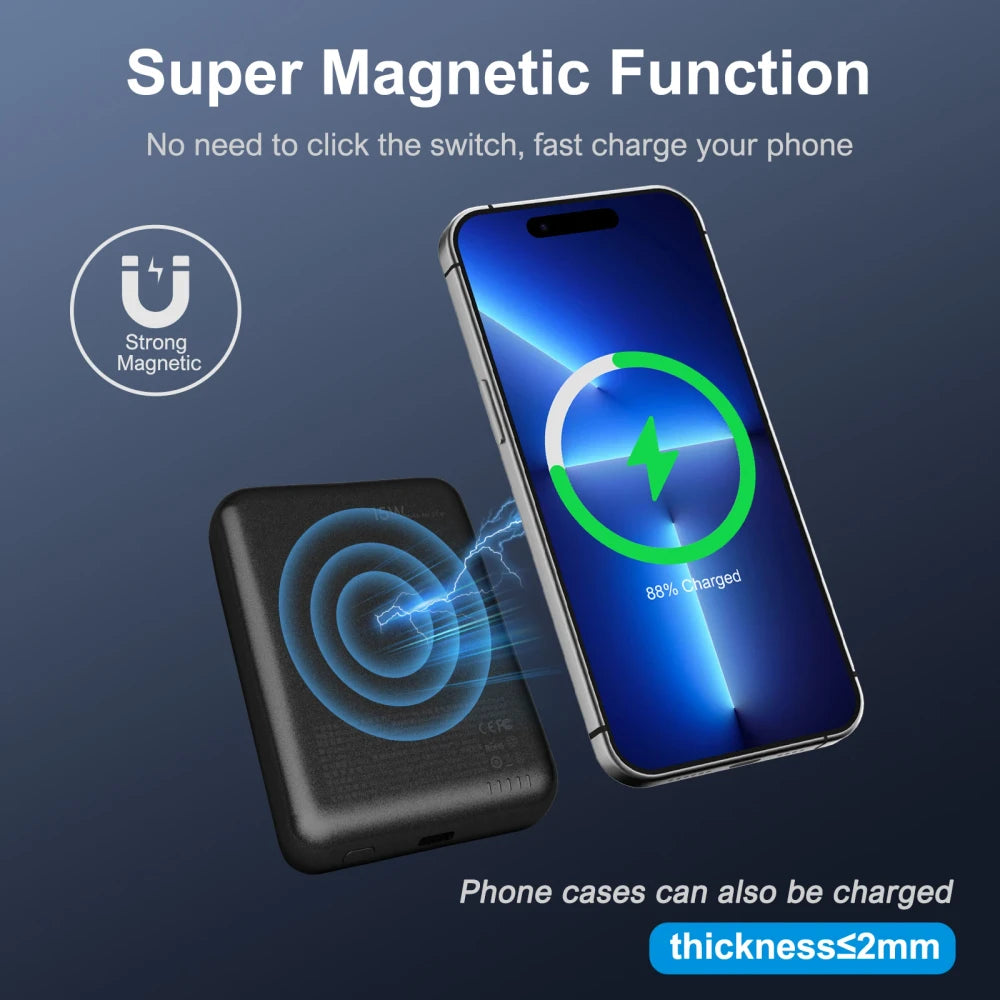 Magnetic Portable Wireless Charger