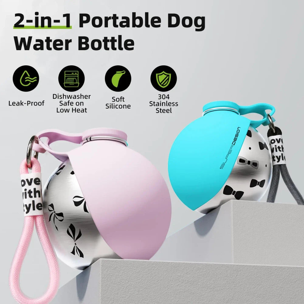 Portable Small Dog Water Bottle