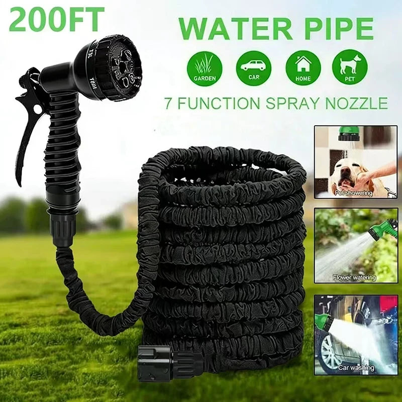 Expandable High-Pressure Car Wash Hose