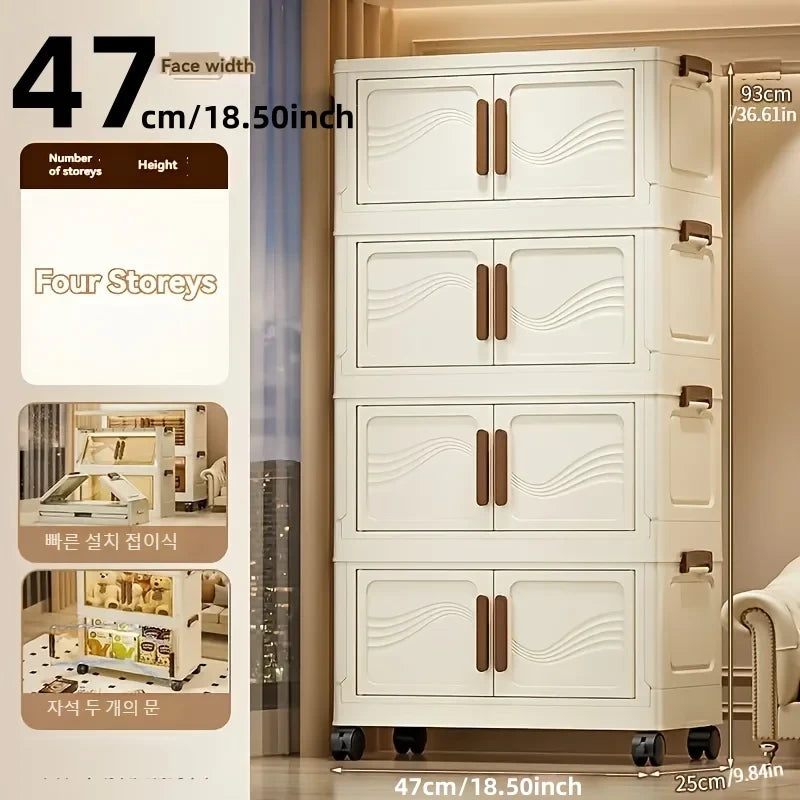 Stackable Clear Front Storage Bin