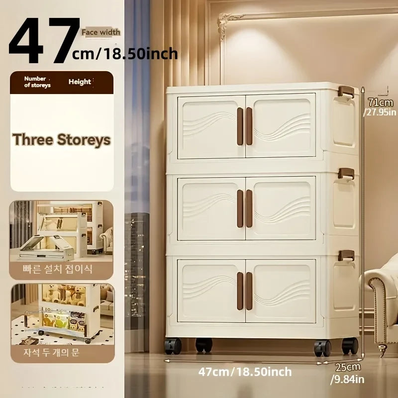 Stackable Clear Front Storage Bin