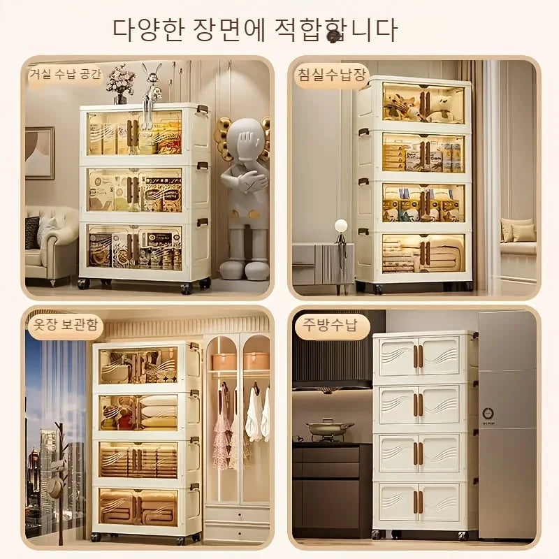 Stackable Clear Front Storage Bin