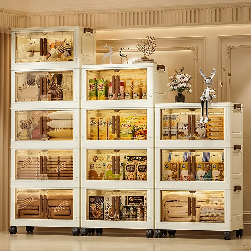 Stackable Clear Front Storage Bin