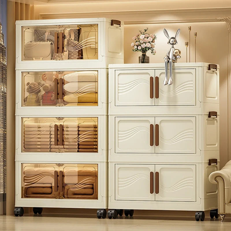 Stackable Clear Front Storage Bin