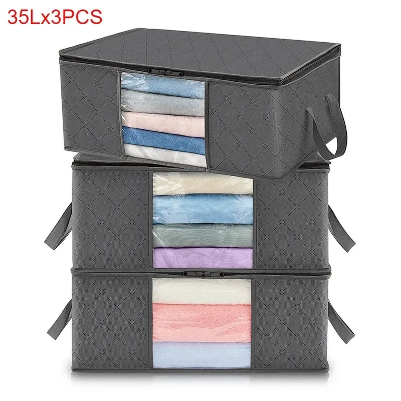 Foldable Blanket Storage Bag