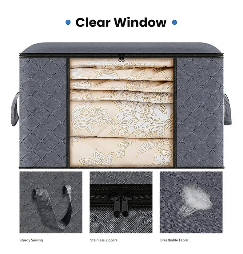 Foldable Blanket Storage Bag