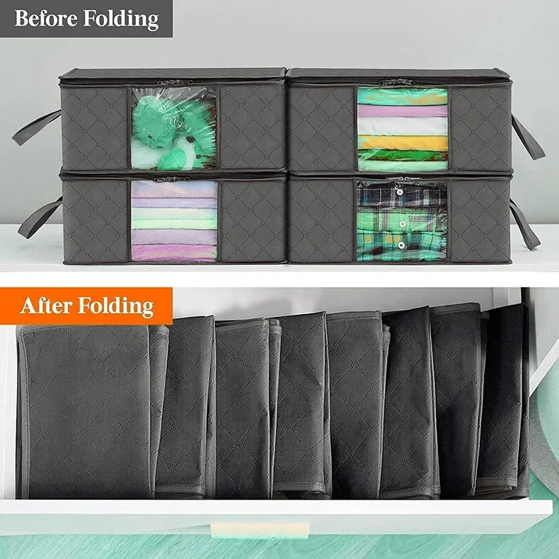 Foldable Blanket Storage Bag