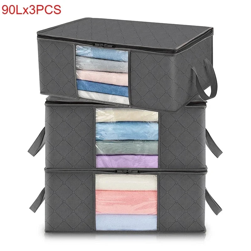 Foldable Blanket Storage Bag