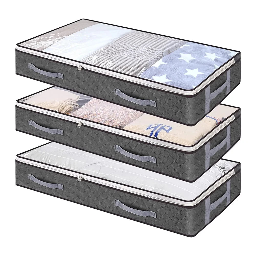 Foldable Under-Bed Toy Organizer