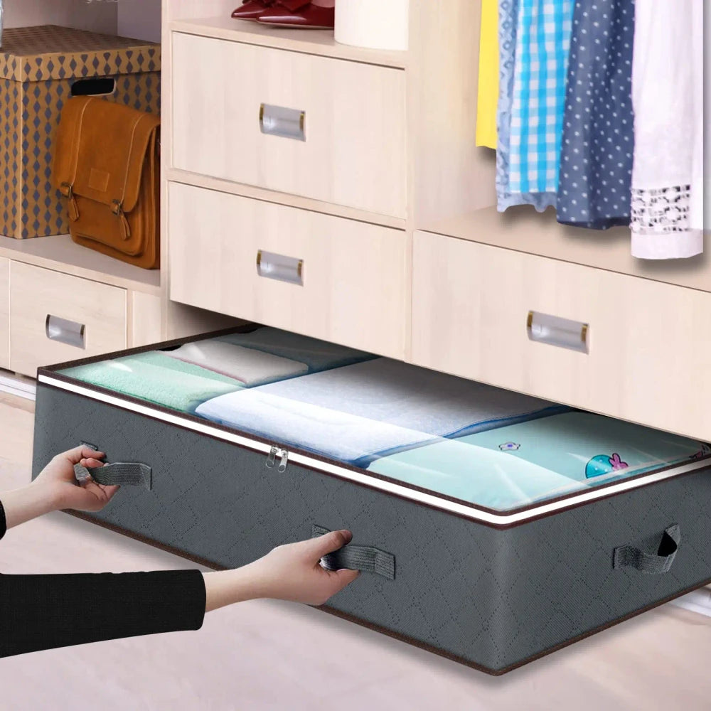Foldable Under-Bed Toy Organizer