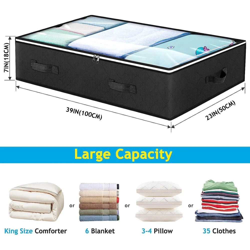 Foldable Under-Bed Toy Organizer