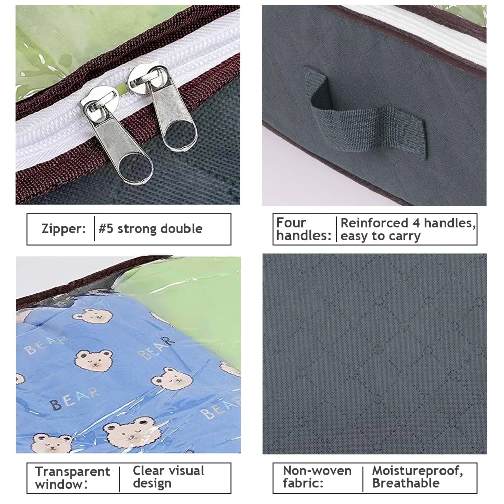 Foldable Under-Bed Toy Organizer