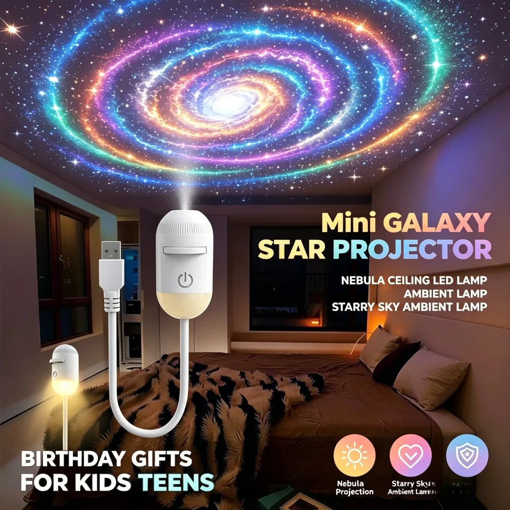 USB Galaxy Star Projector