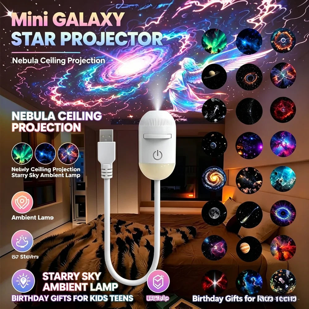 USB Galaxy Star Projector