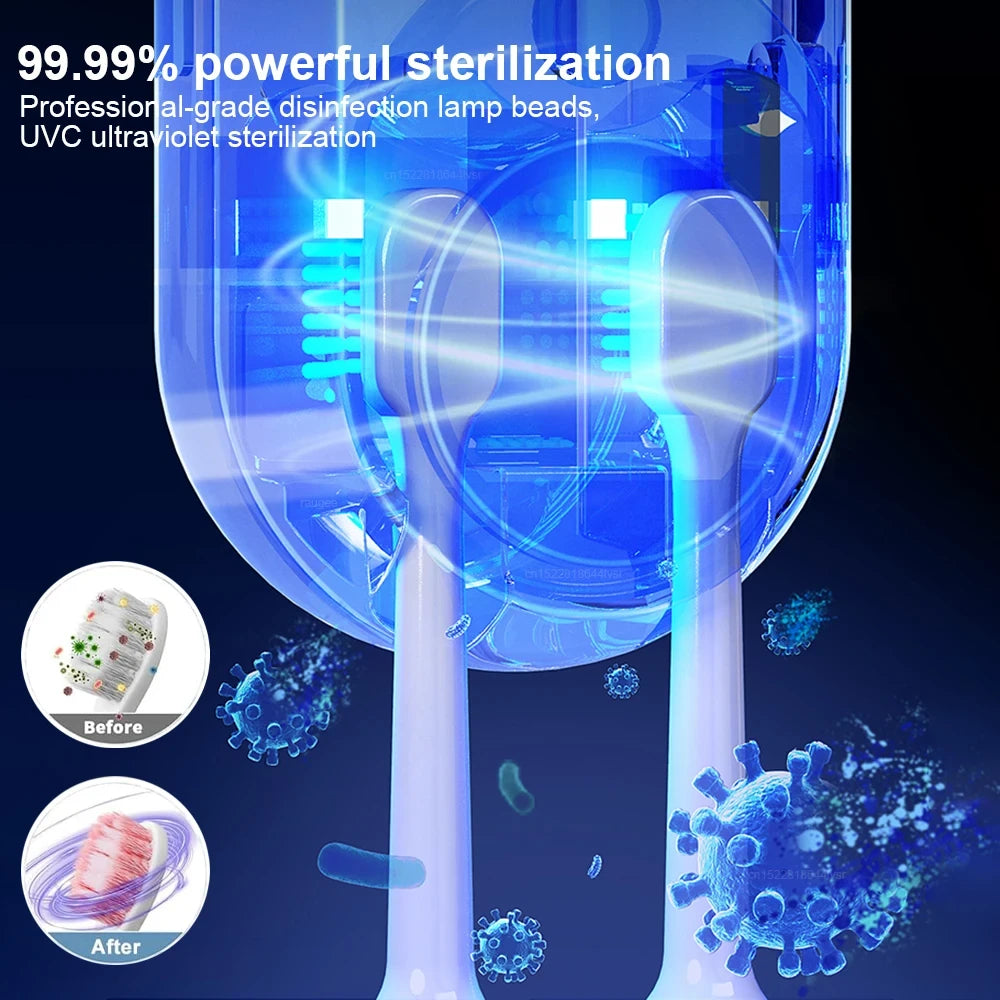 Wall-Mounted UV Toothbrush Sanitizer