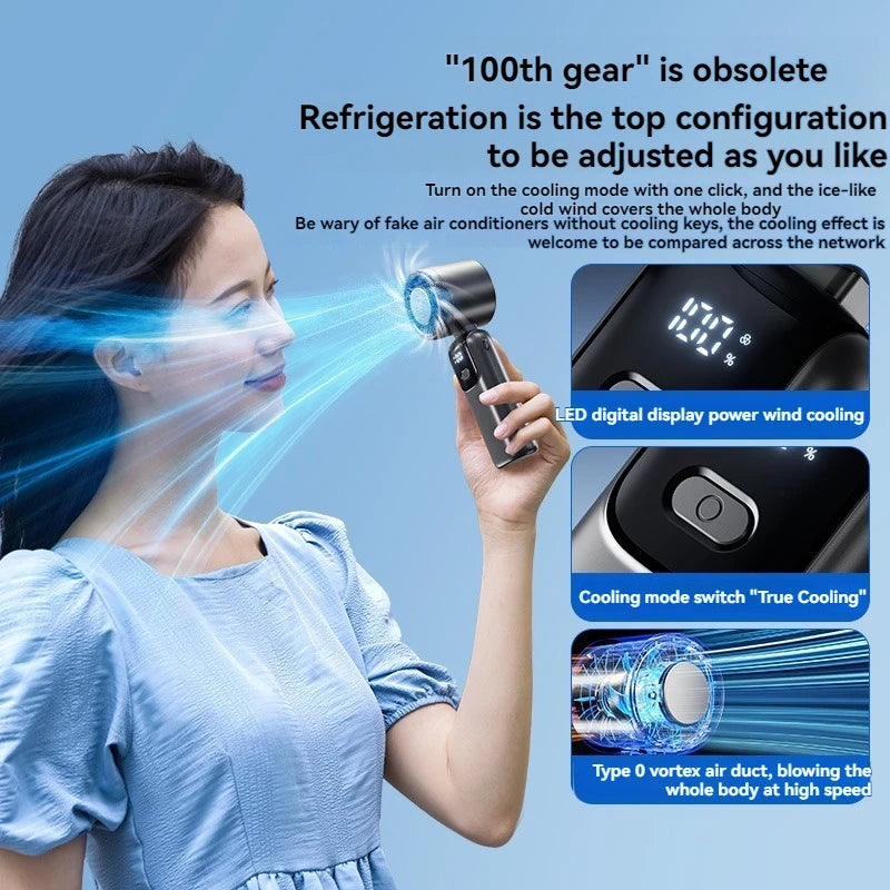 Portable Handheld Folding Neck Fan