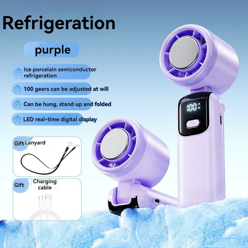 Portable Handheld Folding Neck Fan