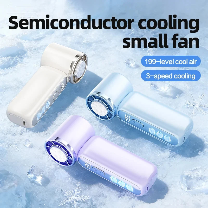 Portable Handheld Semiconductor Cooling Fan